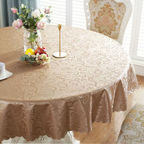 Round Table Tablectable Cloth Waterproof Anti-Oil Wash-Proof Leather Table Mat Table Cloth Art Home Hotel Round Dining Cloth Table Cloth
