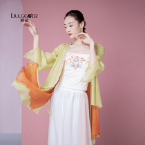  Liu Ge classical dance practice clothing female summer new elegant body rhyme yarn clothing Chinese dance performance dance suit top