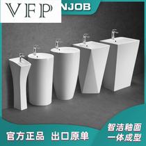 Column Basin Integrated floor-standing ceramic column basin toilet wash basin vertical column washbasin small apartment Basin