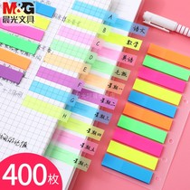 Chenguang Post-It stickers label index stickers Korea cute free-Mail hipster marks creative instructions fluorescent mark stickers can be torn roll type memo book small book wholesale Student Book sign paper