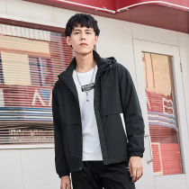 Jordan sports coat mens 2021 autumn and winter new mens casual loose coat thick warm windproof cotton suit Q