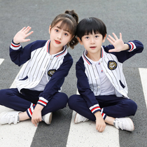 Primary school uniforms spring and autumn clothes new childrens cotton class clothes custom sports clothes kindergarten Garden clothes spring and autumn clothes