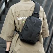 Korean leisure chest bag mens fashion brand shoulder bag shoulder bag students Sports mens multifunctional small trend mens backpack