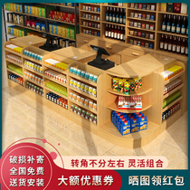 Convenience store cashier supermarket mother and baby store bar pharmacy fruit store corner counter stationery store simple cabinet combination
