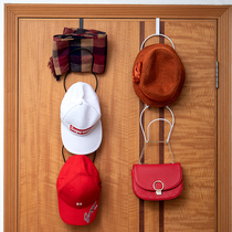 Creative non-perforated coat rack hanging hat dormitory storage Wall-mounted door finishing Scarf bag wardrobe pylons