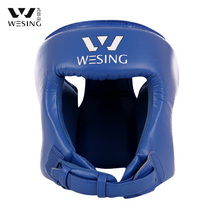 Jiuzhishan Muay Thai helmet Boxing helmet Sanda fight Taekwondo training head helmet Mandible protector