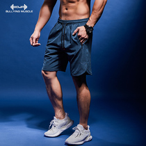Overbearing muscle sports shorts loose quick dry Tide brand mens summer thin Leisure running training fitness five points