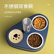 Cat Bowls Food Bowl Dogs Bowls Kittens Rice Bowls water bowls Automatic drinking water Basins Dog Eating Basin for Drinking Water Pet Supplies