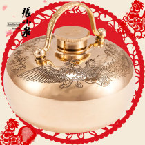 Zhang Xiaoquan Longfeng alloy warm heart series Tang Po medium copper thick water injection hot water bag warm hand treasure