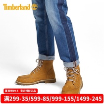 Timberland Tim Bailan Mens Shoes Autumn and Winter Classic Wheat Color Waterproof Leather High-top Rhubarb Boots A2EE3