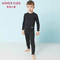 aimer kids aimer childrens warm heart thermal underwear boys autumn pants knitted trousers AK273U81