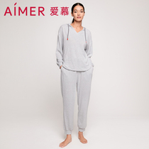 Love Online-Sweet Echo Hats Long Sleeve Top Pants Set AM466791