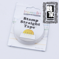 Imported IMPRESS ART diy tape inscription tool (white tape one roll)