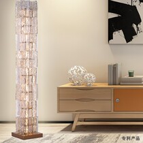 New post-modern exquisite light luxury glass water pattern decoration Villa living room Exhibition Hall hotel lobby table lamp floor lamp