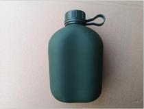 Self-trusted pure hard goods 1 liter dark green coated kettle outdoor sports kettle with colorful kettle set