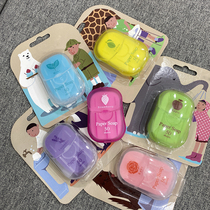 071361B 50 disposable soap tablets portable mini children hand wash solid paper soap Tanfos