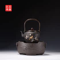 Longyinzhai electric pottery stove tea stove household tea cooker imported iron kettle Japan imported iron pot cast iron teapot set