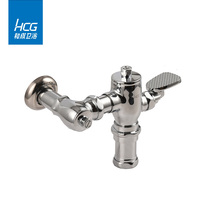 HCG and sanitary CF636CT foot valve delay Flushing Valve stool foot valve hand press valve squat valve pit valve