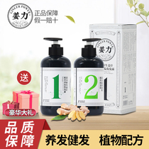Jiangli shampoo oil control and dandruff removal hair Ginger hair care without silicone oil hair nourishing shampoo Shampoo conditioner set