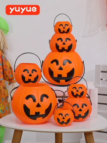 Портативный тыквенный фонарь для детского сада, xэллоуин, подарок на день рождения