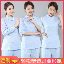 Split nurse suit long sleeve suit womens short sleeve home home Maternity maternity health care beauty dental overalls