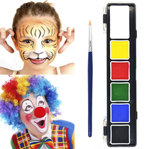 Halloween face oil color Body painting drama Peking Opera face color Childrens Day performance Makeup pigment quick-drying and easy-to-wash