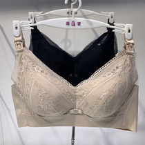 Yunxiang pregnant womens underwear bra during pregnancy gathering anti-sagging postpartum lace feeding comfort nursing bra