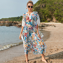Seaside Holiday 2020 New Beach Sunscreen Jacket Top Dress Loose Plus Size Bikini Swimsuit