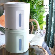 Mint Shido High sealing cat food bucket Storage bucket Multi-size moisture-proof insect-proof pet food storage