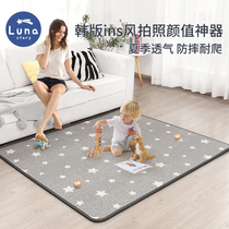 Korea lunastory baby crawling mat thick xpe baby climbing mat mat foam living room children whole sheet