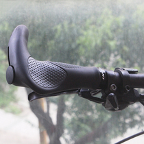 Jiante bicycle handle mountain bike sub-handle rubber non-slip handlebar cover all-in-one lock and dead Cover accessories