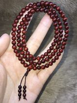 Small leaf red sandalwood full of Venus 108 0 6 hand string rosary lady hand string