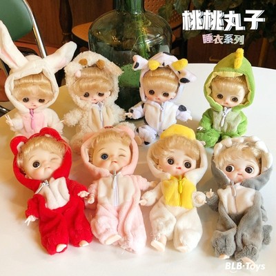 taobao agent Tao Tao Maruko 8 -point Barbi Doll Pajamas Girls OB11 Passing Family Doll Girls Children's Toy Gift