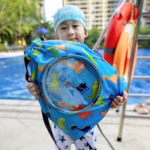 Net red swimming bag dry and wet separation swimsuit storage waterproof bag beach bag childrens swimming fitness equipment shoulder bag