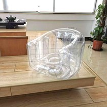 Music festival inflatable sofa transparent folding chair ins Wind seaside photo props outdoor Children air bed single