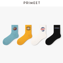 primeet Tide brand socks womens tube socks ins tide autumn basketball trend sports short tube socks spring and autumn stockings men