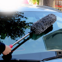 Car brush dust duster car wipe soft dust broom chicken feather mop cleaning artifact