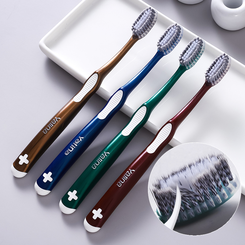 大人用歯ブラシ、家庭用、柔らかい毛、極細、抗菌スパイラルブラシ、タバコのヤニを取り除き、歯を白くする、男性用に特別に設計