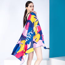 Swimming quick-drying bath towel Men and women absorbent sports fitness equipment Travel towel Childrens portable shawl Beach towel Summer