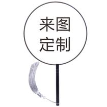 Classical Group fan customized personalized advertising Chinese style female fan court advertising fan round Palace fan double-sided custom