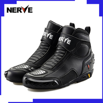NERVE motorcycle riding shoes boots mens motorcycle racing shoes knight off-road boots four seasons winter warmth