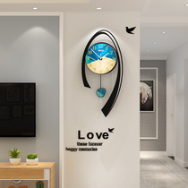Modern minimalist wall decoration TV background wall decoration Nordic living room wall hanging creative light luxury fashion restaurant pendant
