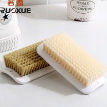 Soft wool shoe brush laundry brush does not hurt clothes household long handle multifunctional down jacket cleaning artifact board brush