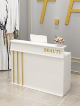 Simple cash register shop small clothing store nail barber mother and baby shop beauty salon bar table front desk reception desk