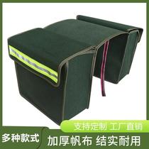 Motorcycle retro side bag side box hanging bag New modified scooter side bag electric rear tail bag side hanging packaging decoration