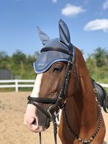 European brand Horse earmuffs Horse mask Soundproof horse earmuffs Horse head cover Harness supplies Horse crochet headdress