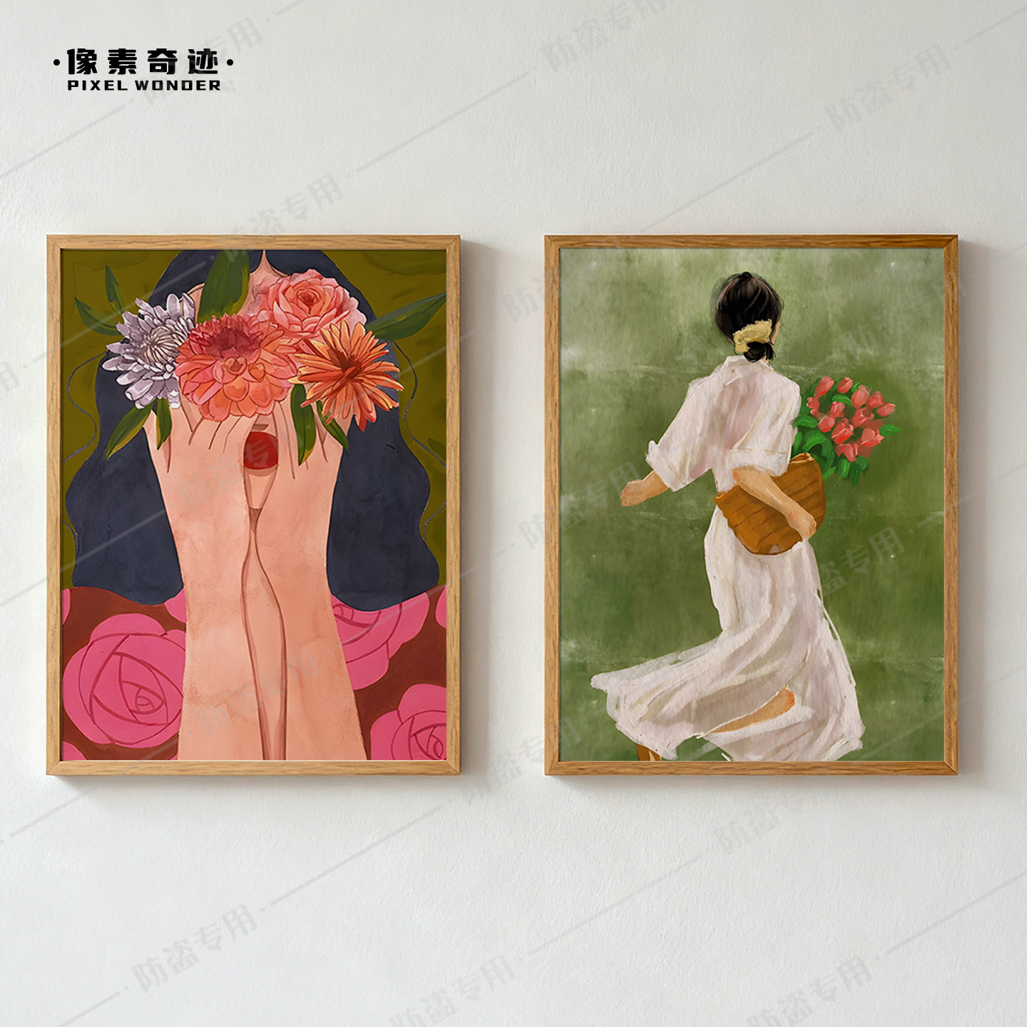 LIG】作家物 Hanada在銘 油彩3号 抽象画 額装 [.W]25.6