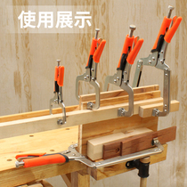 Multifunctional c-type mechanical pliers industrial grade woodworking fixed clamp crimping welding clamp flat head flat quick clamping