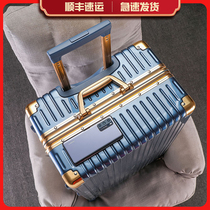 Suitcase female ins net celebrity new small trolley box male 20-inch travel password suitcase strong durable and thickened