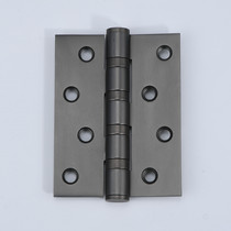 Hinge 304 stainless steel flat gray bearing hinge hinge door wooden door handle 4 inch monolithic